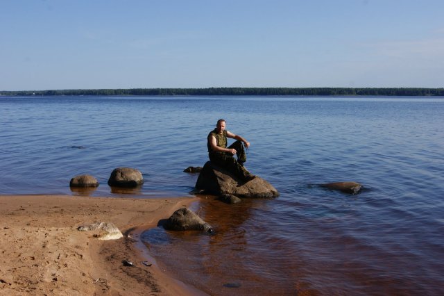 На оз. Волго.